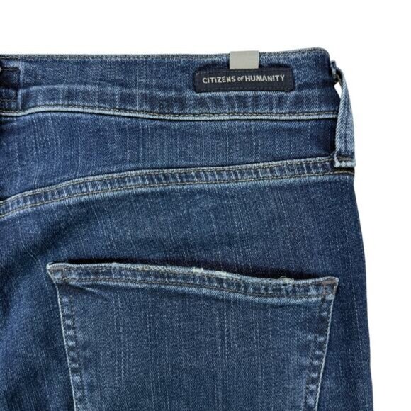 CITIZENS OF HUMANITY Rocket Crop Mid Rise Skinny Jean Sz 31 - Picture 9 of 10